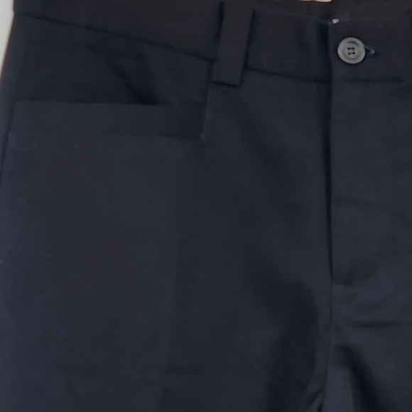 Kenneth Cole Dress Pants Mens 32x30 Black Herringbone Bonized‎ Flat Front NWT - Picture 6 of 6